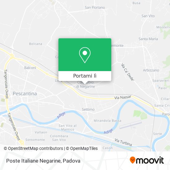 Mappa Poste Italiane Negarine