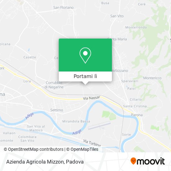 Mappa Azienda Agricola Mizzon