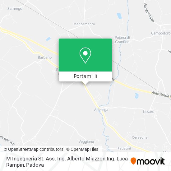 Mappa M Ingegneria St. Ass. Ing. Alberto Miazzon Ing. Luca Rampin