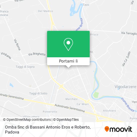 Mappa Omba Snc di Bassani Antonio Eros e Roberto