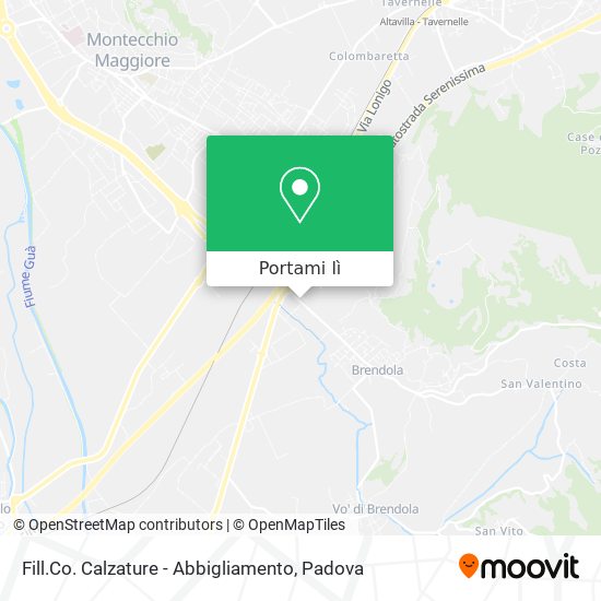 Mappa Fill.Co. Calzature - Abbigliamento