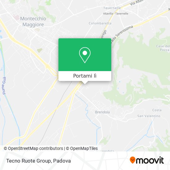 Mappa Tecno Ruote Group