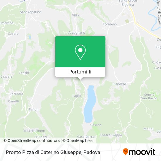 Mappa Pronto Pizza di Caterino Giuseppe