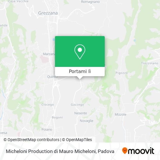 Mappa Micheloni Production di Mauro Micheloni