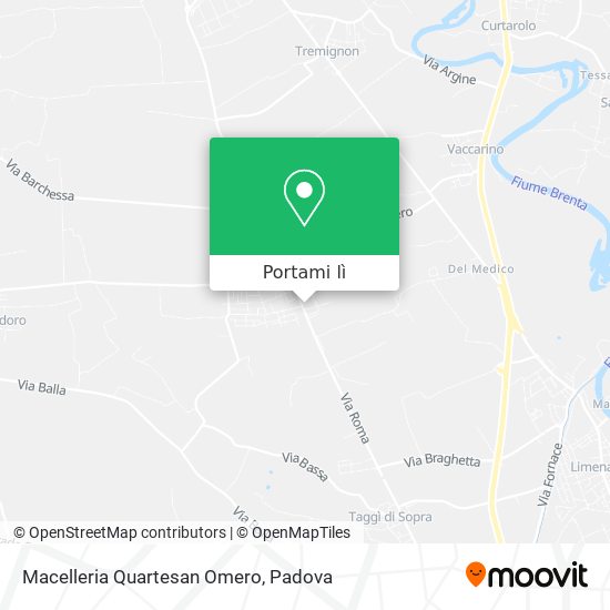 Mappa Macelleria Quartesan Omero