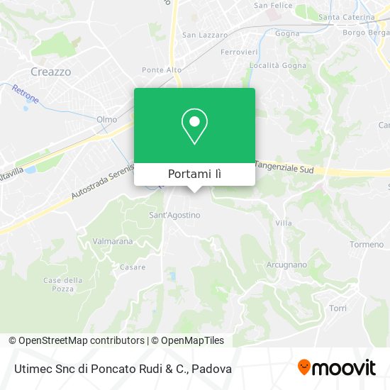 Mappa Utimec Snc di Poncato Rudi & C.