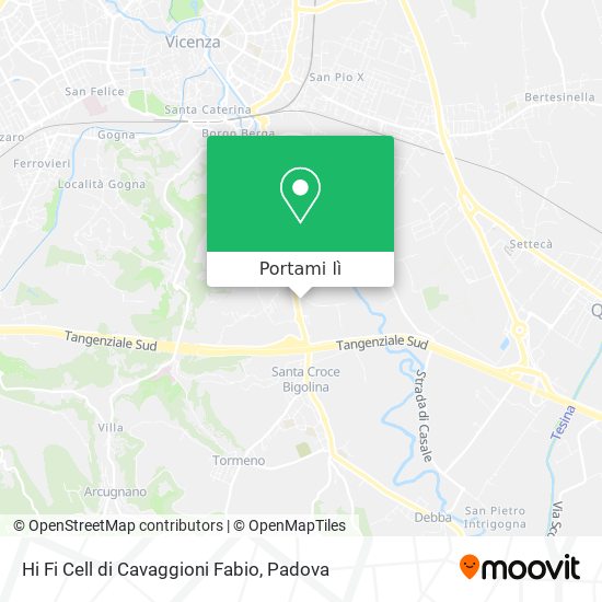 Mappa Hi Fi Cell di Cavaggioni Fabio