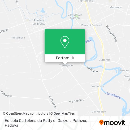 Mappa Edicola Cartoleria da Patty di Gazzola Patrizia