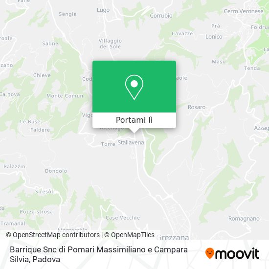 Mappa Barrique Snc di Pomari Massimiliano e Campara Silvia