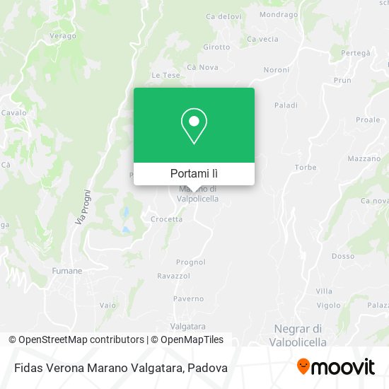Mappa Fidas Verona Marano Valgatara