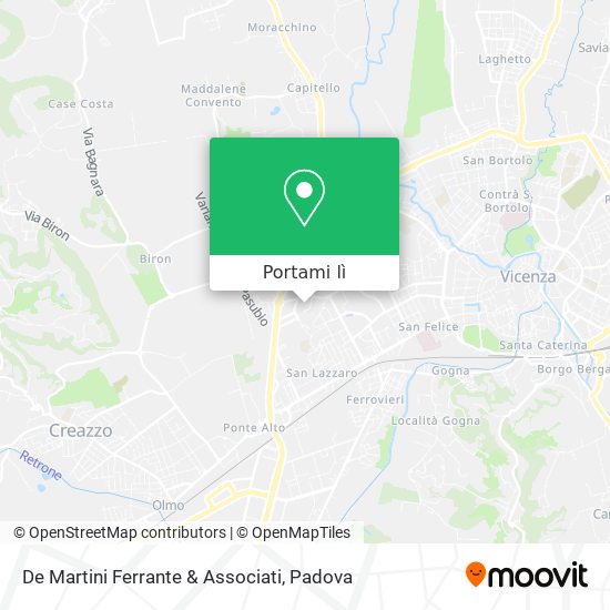 Mappa De Martini Ferrante & Associati