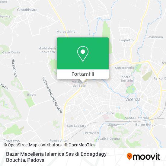 Mappa Bazar Macelleria Islamica Sas di Eddagdagy Bouchta