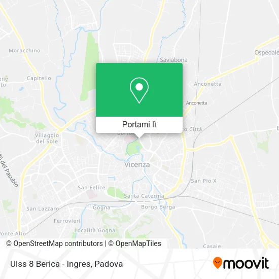 Mappa Ulss 8 Berica - Ingres