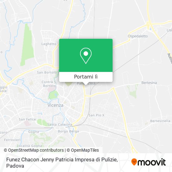 Mappa Funez Chacon Jenny Patricia Impresa di Pulizie
