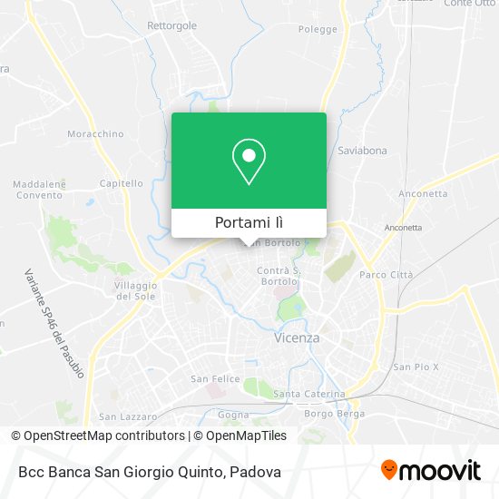Mappa Bcc Banca San Giorgio Quinto