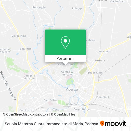 Mappa Scuola Materna Cuore Immacolato di Maria