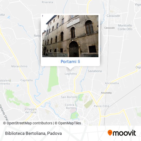 Mappa Biblioteca Bertoliana