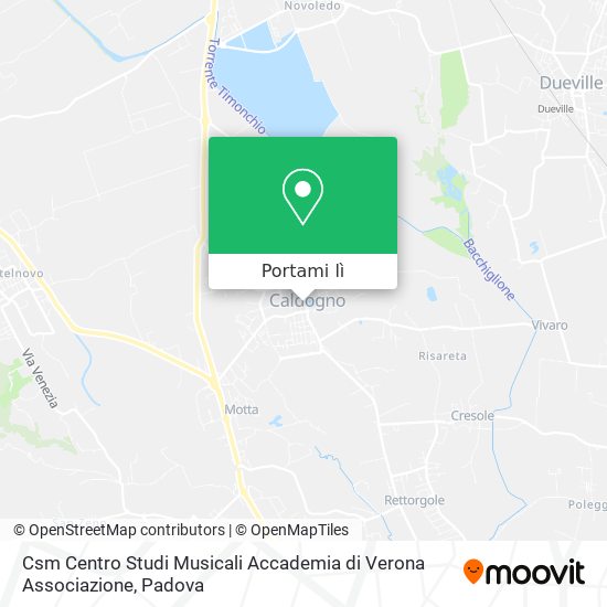 Mappa Csm Centro Studi Musicali Accademia di Verona Associazione