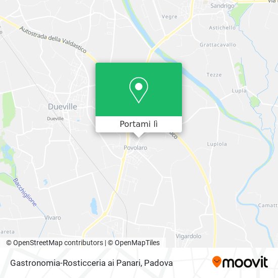 Mappa Gastronomia-Rosticceria ai Panari