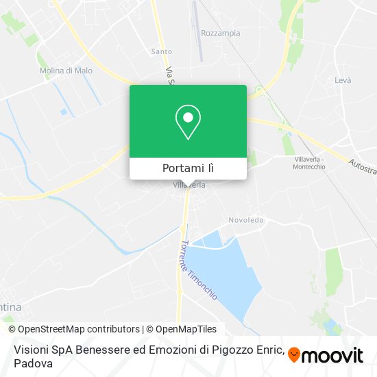 Mappa Visioni SpA Benessere ed Emozioni di Pigozzo Enric