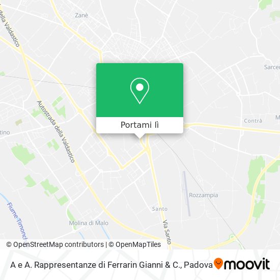 Mappa A e A. Rappresentanze di Ferrarin Gianni & C.