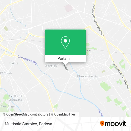 Mappa Multisala Starplex