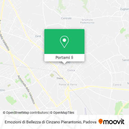 Mappa Emozioni di Bellezza di Cinzano Pierantonio