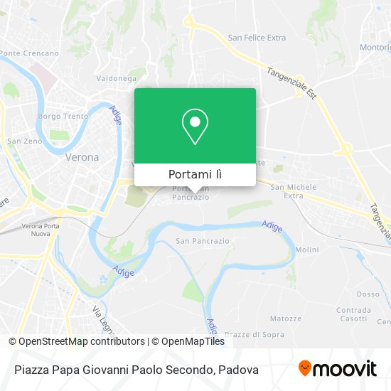 Mappa Piazza Papa Giovanni Paolo Secondo