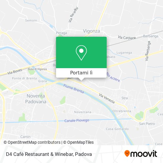 Mappa D4 Cafè Restaurant & Winebar
