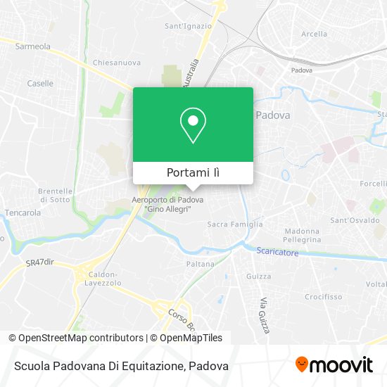 Mappa Scuola Padovana Di Equitazione