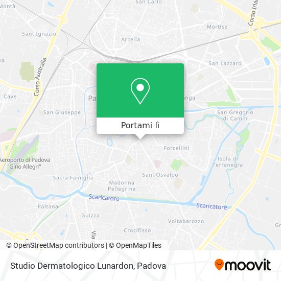 Mappa Studio Dermatologico Lunardon