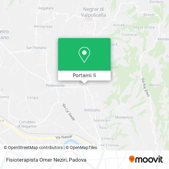 Mappa Fisioterapista Omer Neziri
