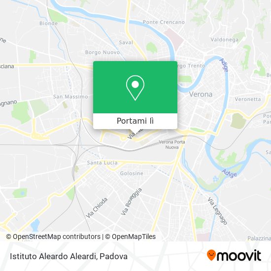 Mappa Istituto Aleardo Aleardi
