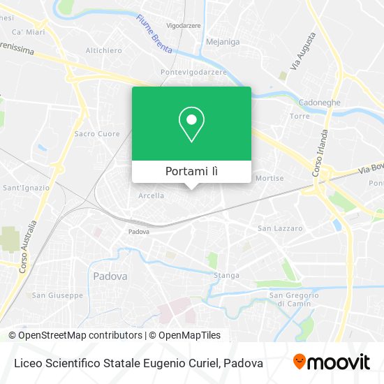 Mappa Liceo Scientifico Statale Eugenio Curiel