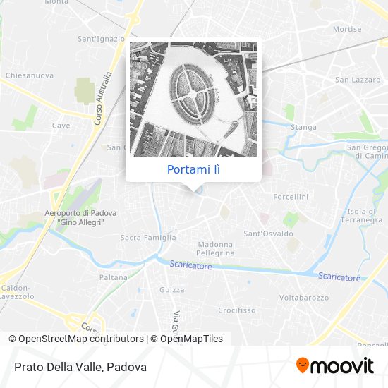 Mappa Prato Della Valle