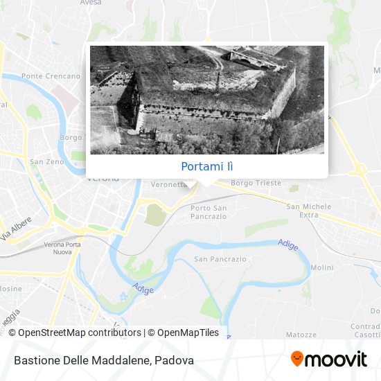 Mappa Bastione Delle Maddalene