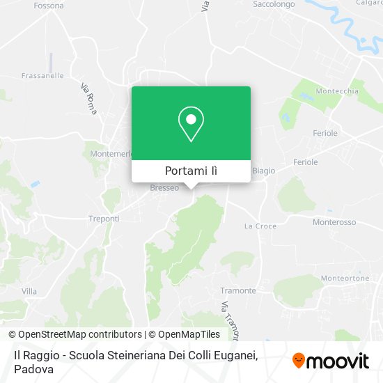 Mappa Il Raggio - Scuola Steineriana Dei Colli Euganei