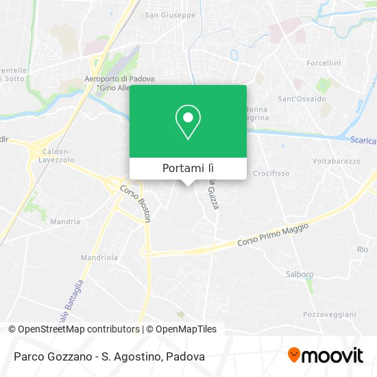 Mappa Parco Gozzano - S. Agostino