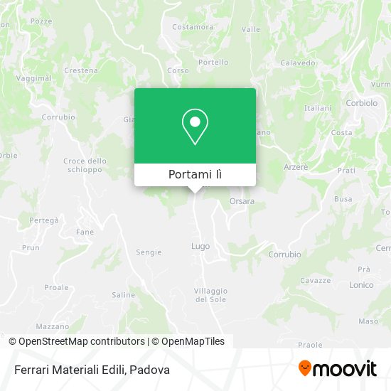 Mappa Ferrari Materiali Edili