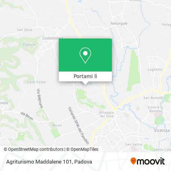 Mappa Agriturismo Maddalene 101