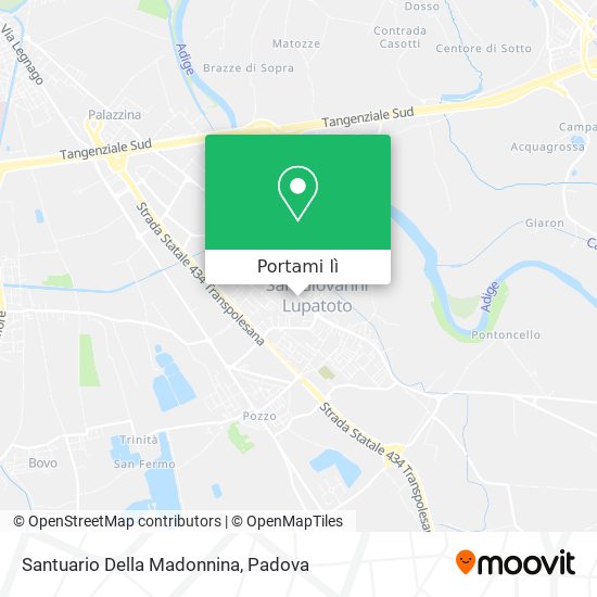 Mappa Santuario Della Madonnina