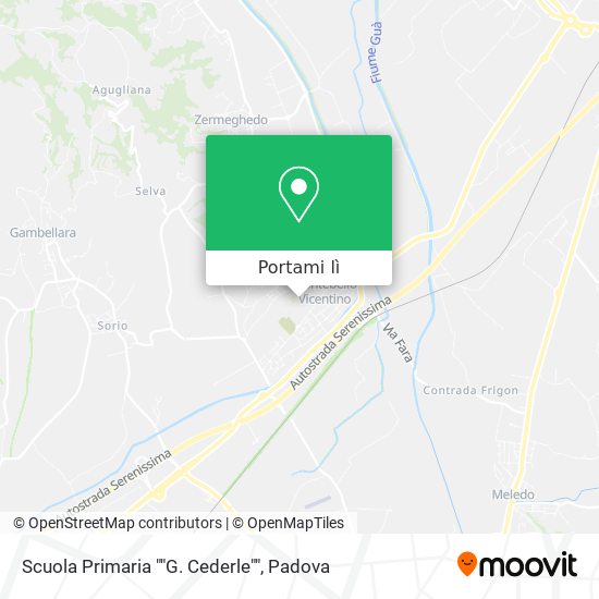 Mappa Scuola Primaria ""G. Cederle""