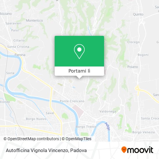 Mappa Autofficina Vignola Vincenzo