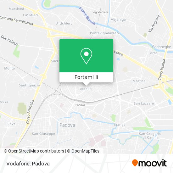 Mappa Vodafone