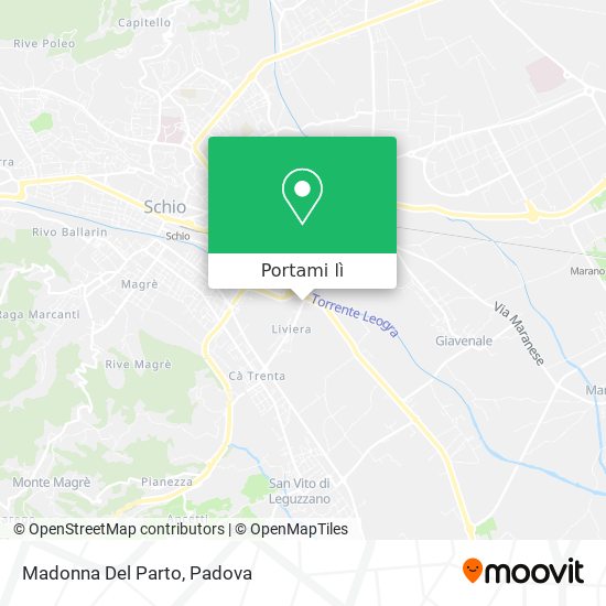 Mappa Madonna Del Parto