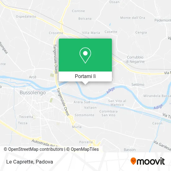 Mappa Le Caprette