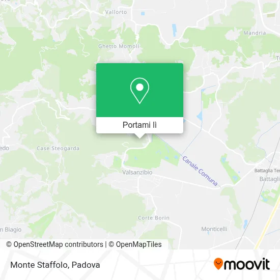 Mappa Monte Staffolo