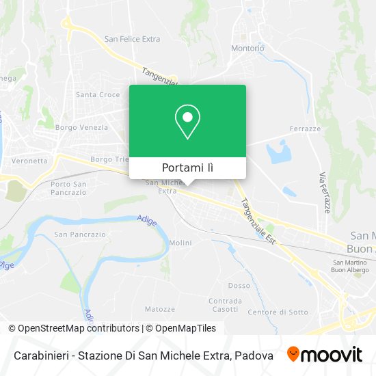 Mappa Carabinieri - Stazione Di San Michele Extra