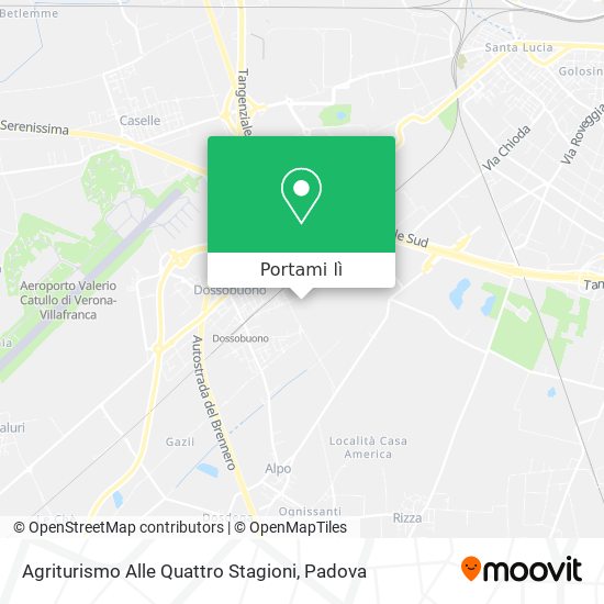 Mappa Agriturismo Alle Quattro Stagioni