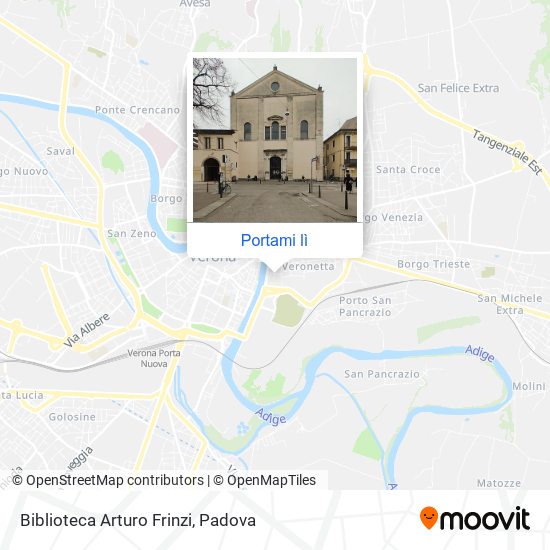 Mappa Biblioteca Arturo Frinzi